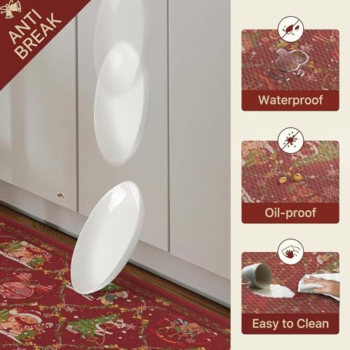 GENIMO Anti Fatigue Kitchen Runner Mats for Floor, Cushioned Standing Mats