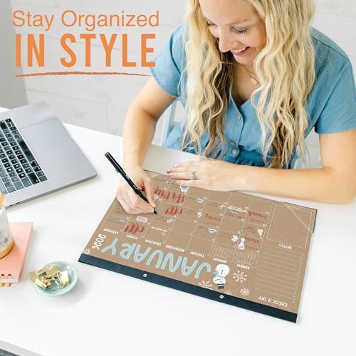 Large Desk Calendar 2026 - Desktop Calendar 2026-2027