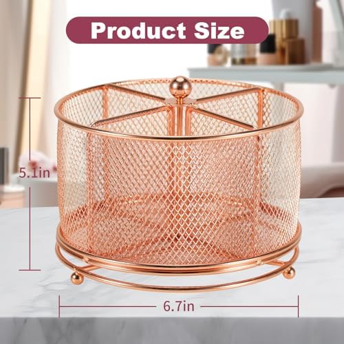 Pen Holder for Desk,360° Rotating Mesh Desk Organizer