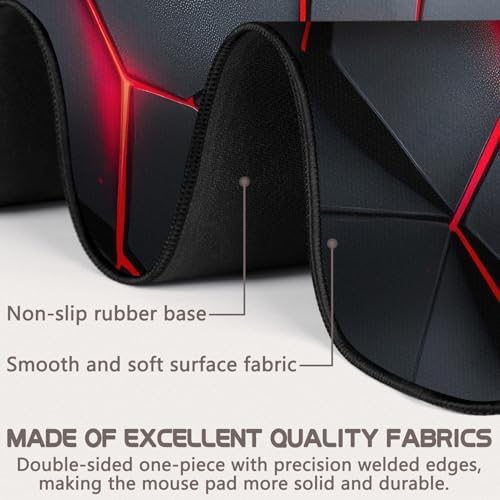 Mouse Pad Gaming - Desk Mat for Keyboard and Mouse - Large Mouse Pads for Desk, Gaming Mousepad with Non-Slip Base, Desks Pad (31.5" X 11.8") for Game, Office and Home