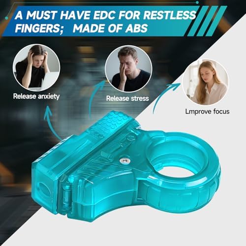 Fidget Slider Toys Adults Plastic Magnetic Slider Spinner Chain Ring Cool Gadget Roller Office Desk Toy 5 in 1 Stress Relief Sensory Item for Autism ADHD Anxiety Stocking Stuffers