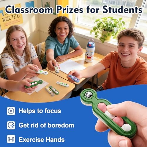 Fidget Toys Adults Stress Relief: 12 Pack Fidget Clicker for ADHD Focus