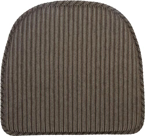 Klear Vu Raindrop The Gripper Non Slip Chair Cushions, Soft & Comfortable Seat Pad, Sitting Pillow for Kitchen, Dining or Office, 8 Count (Pack of 1), 06 Taupe