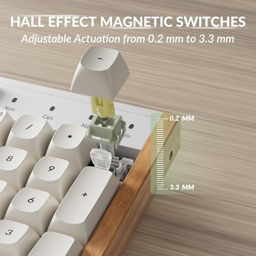 Keychron K10 HE Full-Size Hall Effect Keyboard Wireless, Rapid Trigger