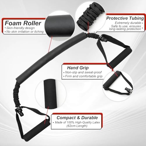 Shappy 2 Pcs Neck Stretcher Exerciser Cervical Traction Device 20-25lb, 30-35lb Neck Chiropractor Pull Device Portable Traction Exerciser for Home Office Workout Use, Durable and Comfortable