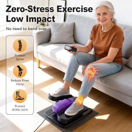 Under Desk Elliptical Exercise Machine Leg Exerciser for Senior