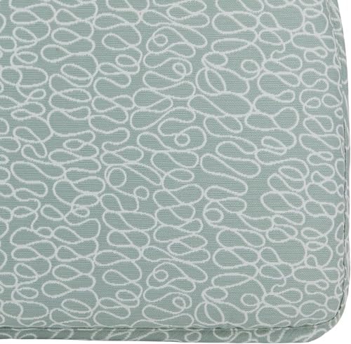 Klear Vu Raindrop The Gripper Non Slip Chair Cushions, Soft & Comfortable Seat Pad, Sitting Pillow for Kitchen, Dining or Office, 8 Count (Pack of 1), Scribble Spa