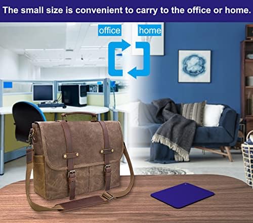 Audimi Small Mouse Pad 6 x 8 Inch, Mini Mouse Pad Thick for Laptop Wireless Mouse Home Office Travel, Portable & Washable (Blue)