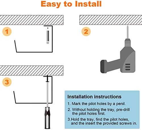 Under Desk Cable Tray - 2 Pack Cable Raceway for Wire Management. Metal Wire Organizer for Office, Studio and Home. Super Sturdy Cord Organizer for Desk - White Cable Management Under Desks
