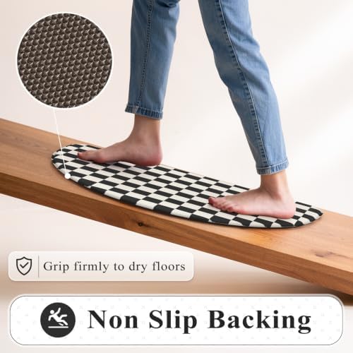 KIMODE Anti Fatigue Kitchen Mats for Floor,18"x 28" Farmhouse Kitchen Decor