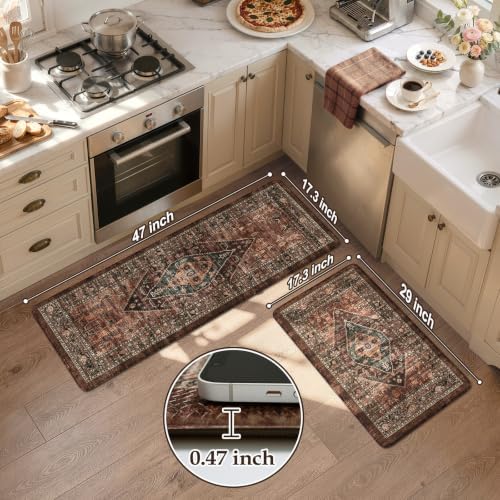 KIMODE Kitchen Mats for Floor Cushioned Anti Fatigue,Rugs for Kitchen Floor