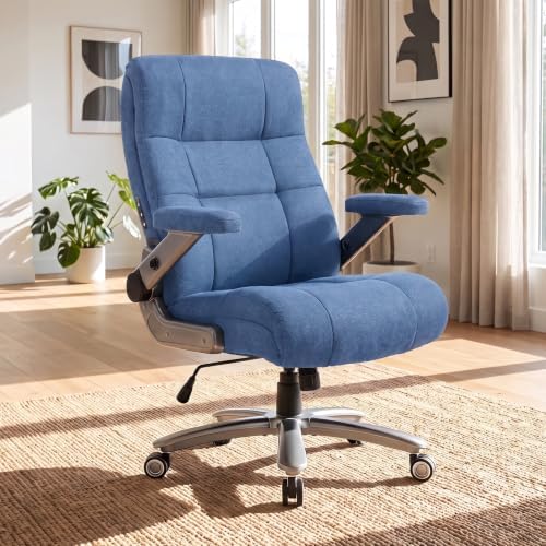 Big and Tall Office Chair with Massage and Heat