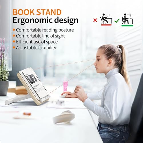 2-in-1 Floor Music Stand & Desktop Book Stand, 16.5"–51" Height Adjustable