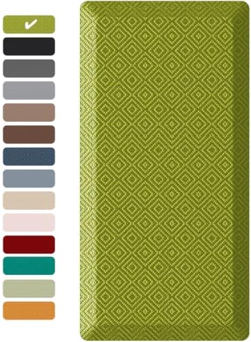 Ophanie Kitchen mats for Floor, 3/4 inch Thick, Kitchen Rugs, 20x39 Anti Fatigue Standing Cushioned Mat,Waterproof,Comfort Ergonomic mat for Office, Home,Sink with 99+ Pairs of Anti-Slip Bottom Ridges
