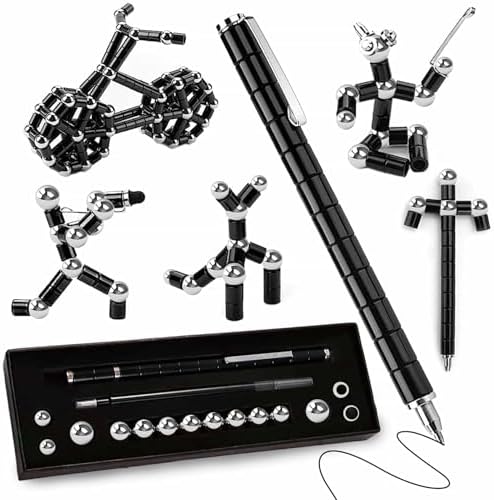 Magentic Pens Gifts For Teen Boys: Fathers DaD Gifts, Teacher Appreciation Gift, Birthday Gift For Men Women Him Her Teenage Boys, Cool Gadget Stress Relief Toys For Adults Office Desk Accessories
