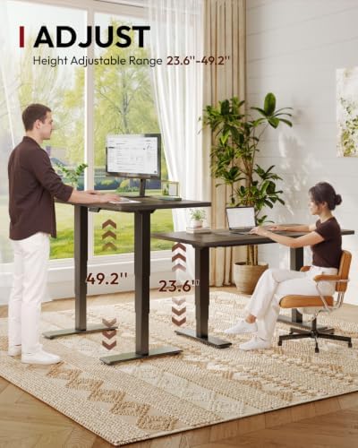 SANODESK Dual Motor Standing Desk 220lbs Height Adjustable Desk
