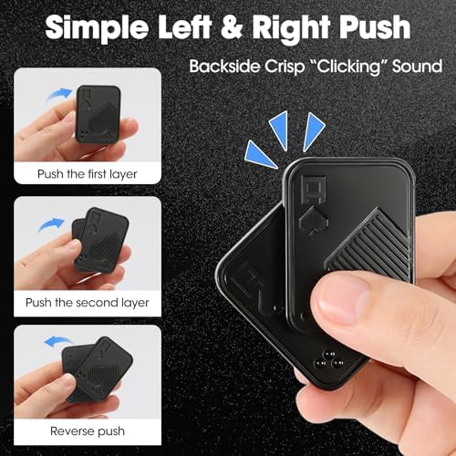 Fidget Slider, Poker Push Card, Fidget Toys Adults, Fidget Clicker