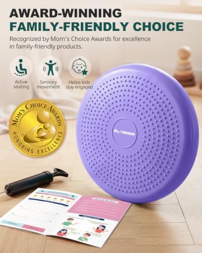 Trideer Wobble Cushion, Balance Pad, Wiggle Seat for Flexible Seating