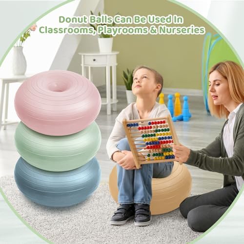 Lewtemi 4 Pcs Flexible Seating for Classroom Elementary 20'', Boho Color