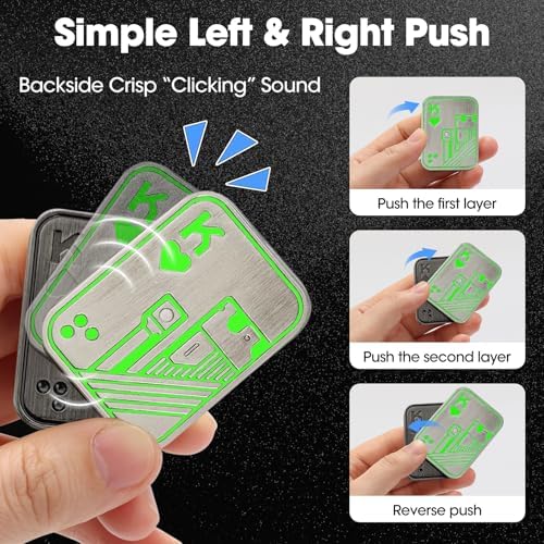 Fidget Slider, Poker Push Card, Fidget Toys Adults, Fidget Clicker