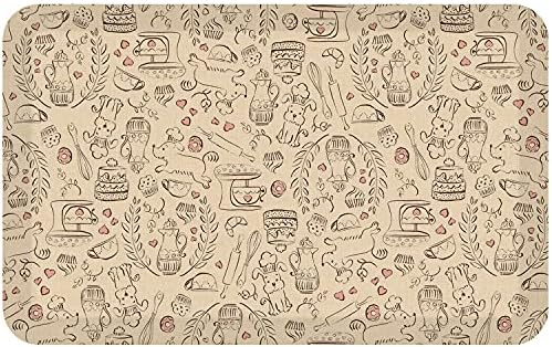 GelPro Designer Anti-Fatigue Comfort Floor Mat, 20 x 32, Dog Party Sandbox (106-P-2032-DPSB)