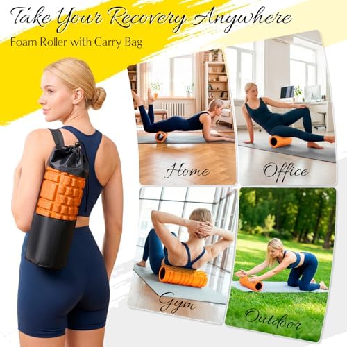 Foam Roller High-Density Massage Roller for Deep Tissue & Muscle Recovery
