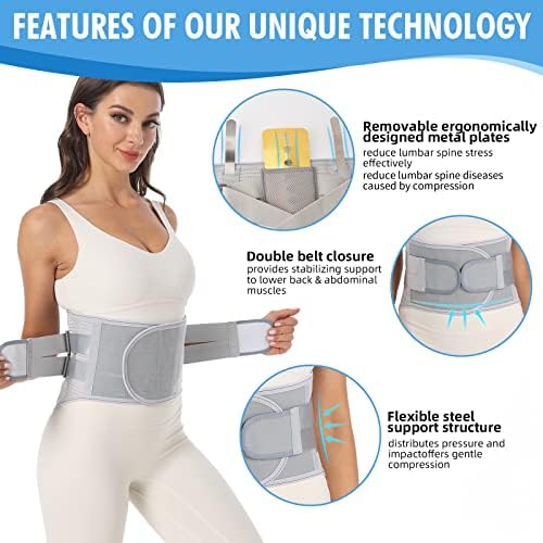 Back Brace for Lower Back Pain, Lumbar Support Belt for Men/Women