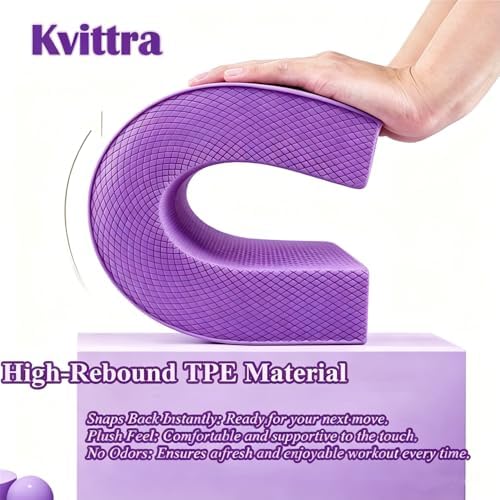 High-Density Balance Pad, Extra Large Balance Pad for Physical Therapy, TPU Foam Balance Board for Rehabilitation Stability Workout Knee and Ankle Exercise