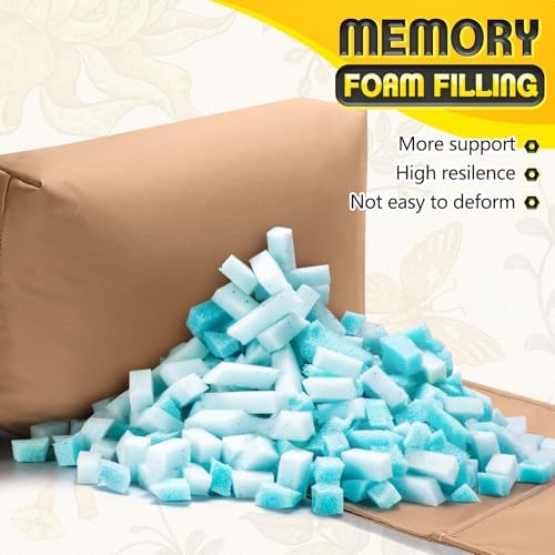 1 MIDDLE ONE Recliner Pillow, Memory Foam Head, Headrest and Neck Pillow for Recliner Chair, Small Neck Support for Office Chair (Brown)