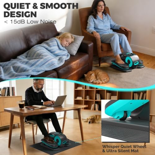 Under Desk Elliptical Leg Exerciser as Seen on TV Sitting for Senior