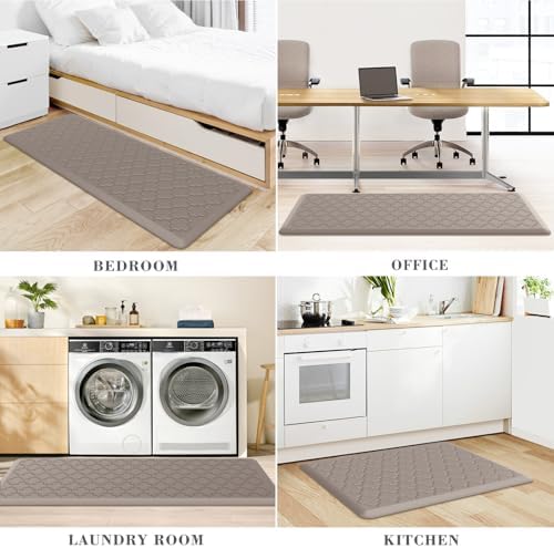 Kitchen Mat 2 PCS Cushioned Anti-Fatigue Floor Mat Standing Mat for Kitchen