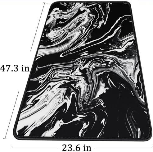 Large Extended Gaming Mouse Pad with Stitched Edges 47.3 X 23.6 in
