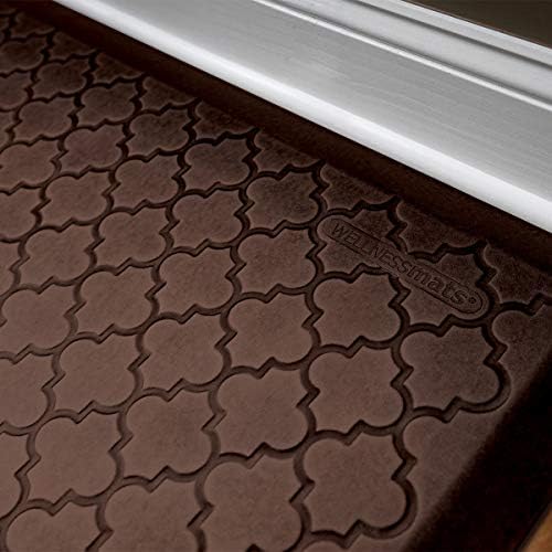 WellnessMats Trellis Collection Anti-Fatigue Floor Mat, Polyurethane – Ergonomic Support Pad for Home, Kitchen, Garage, Office Standing Desk – Water Resistant - Made in USA