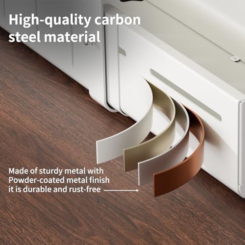 Under Desk Cable Management Tray, Expandable 25.2"–38.6" Cable Tray, White