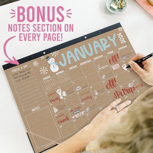Large Desk Calendar 2026 - Desktop Calendar 2026-2027