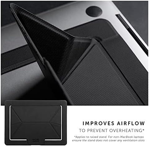 Native Union Rise Laptop Stand – Ultra-Slim Portable Folding Laptop Stand – Ergonomic & Optimized Viewing Angle – for All Laptops 13-16"