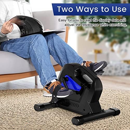 Himaly Under Desk Bike Pedal Exerciser, Mini Magnetic Exercise Bike