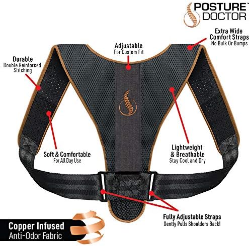 Ontel Posture Doctor Quick & Easy Posture Corrector, Adult, Pack of 1