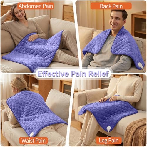 Focbeo King Size Heating Pad for Back 32"x24" Extra Large Heat Pad