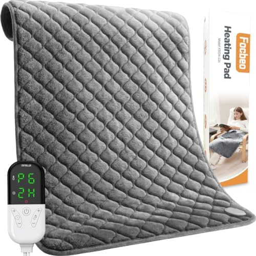 Focbeo King Size Heating Pad for Back 32"x24" Extra Large Heat Pad
