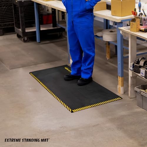 Standing Mat Anti-Fatigue for Work, 2' x 3' x 1", 6-Pack Foam Mats