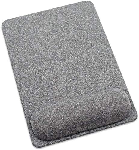 SenseAGE Large Ergonomic Mouse Pad with Wrist Rest Support, Enhanced Comfort & Space, Non-Slip Mouse Mat for Desk, Laptop & Computer, 10.6 x 7.3 inch (Grey)