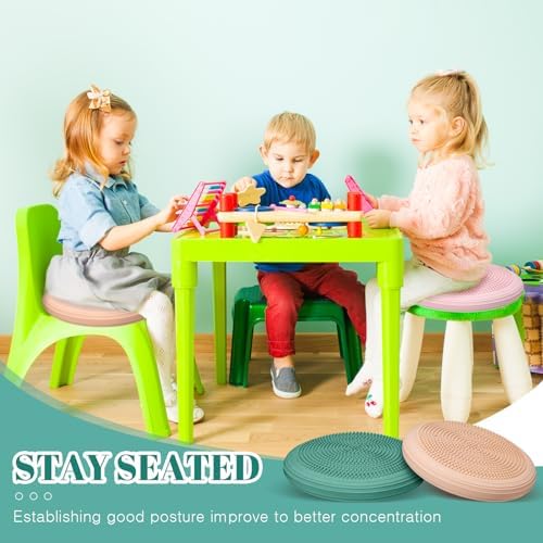 Libima 8 Pcs Wiggle Seat Inflated Wobble Cushion for Kids