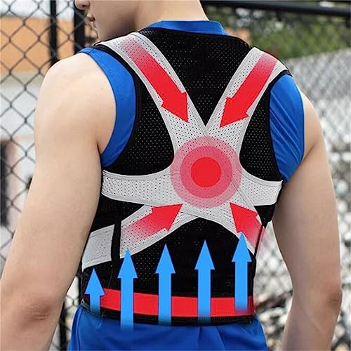Shoulder Spinal Scoliosis Orthotic Male Adult U + Correction With Back(Medium)
