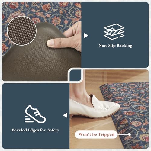 KIMODE Kitchen Mats for Floor Cushioned Anti Fatigue Comfort Standing Mat