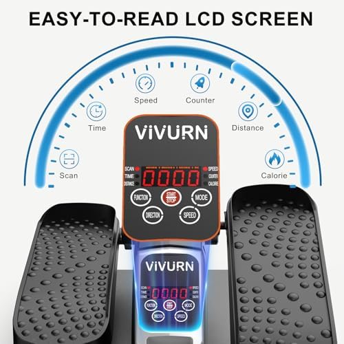 Under Desk Elliptical Leg Exerciser While Sitting for Seniors