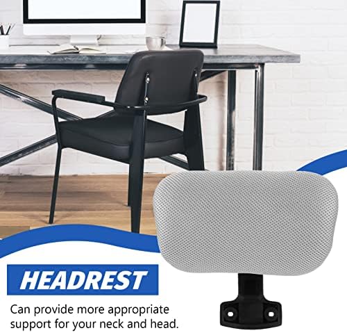 Tofficu Adjustable Ergonomic Office Chair Headrest Attachment for Enhanced Comfort, Compatible with Most Desk Chairs, White