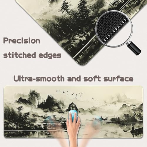 Gaming Mouse Pad, Large Mouse Pads for Desk, Mousepad Desk Matt for Desktop