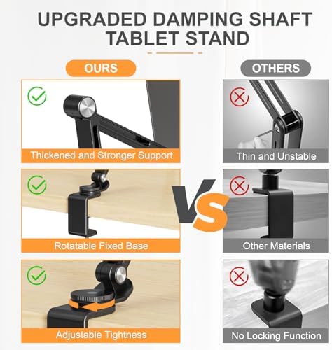 Houele Tablet Stand Holder iPad Stand for Desk iPad Desk Mount