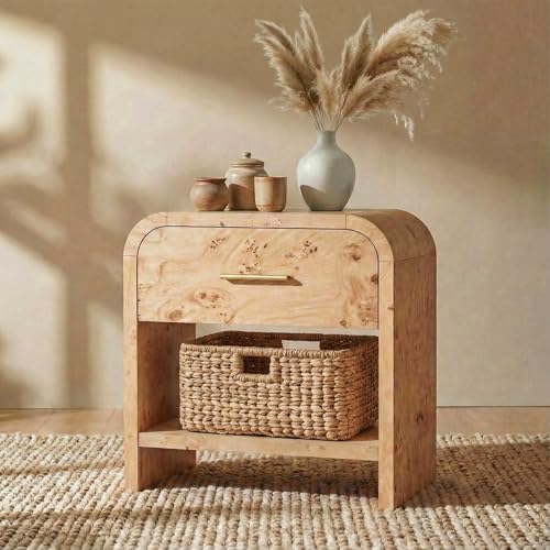 Night Stand, 1-Drawer and 1 Storage Shelf